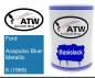 Preview: Ford, Acapulco Blue Metallic, 6 (1969): 500ml Lackdose, von ATW Autoteile West.